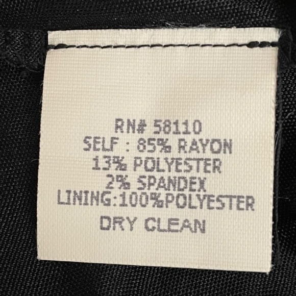 David Meister Dress Asymmetrical Keyhole Neckline Long Sleeve | Black | 10 - Picture 9 of 10